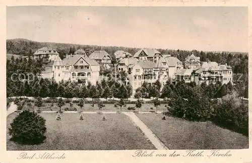 AK / Ansichtskarte 73818662 Bad_Altheide_Polanica-Zdrój Blick von der kath Kirche 