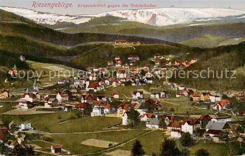 AK / Ansichtskarte  Krummhuebel_Karpacz_Riesengebirge_PL mit den Teichraendern 