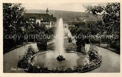 AK / Ansichtskarte  Bad_Altheide_Polanica-Zdrój Brunnen Fontaene 