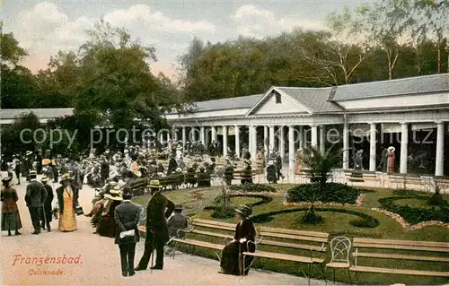 AK / Ansichtskarte  Franzensbad_Boehmen_Frantiskovy_Lazne_CZ Colonnade 