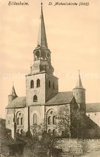 AK / Ansichtskarte  Hildesheim St Michaeliskirche Hildesheim