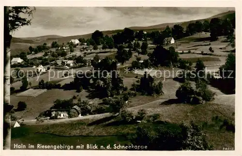 AK / Ansichtskarte  Hain__Giersdorf_Riesengebirge_Podgorzy_PL mit Blick zur Schneekoppe 