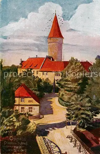 AK / Ansichtskarte 73818809 Oppeln_Oberschlesien_Opole Piasten Schloss 