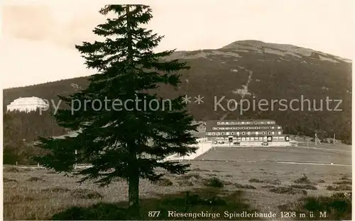 AK / Ansichtskarte  Spindlermuehle_Spindleruv_Mlyn_CZ Panorama Spindlerbaude Bergbaude Riesengebirge 