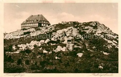 AK / Ansichtskarte  Schreiberhau_Szklarska_Poreba_Riesengebirge_PL Reiftraegerbaude Bergbaude 