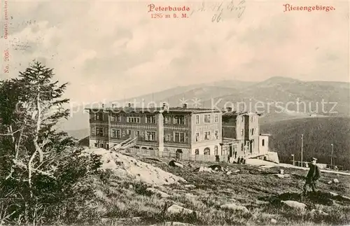 AK / Ansichtskarte  Peterbaude_Petrova_Bouda_CZ Bergbaude im Riesengebirge 