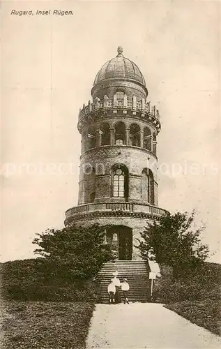 AK / Ansichtskarte  Bergen_Ruegen Ernst-Moritz-Arndt-Turm auf dem Rugard Bergen Ruegen