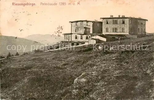 AK / Ansichtskarte  Peterbaude_Petrova_Bouda_CZ Bergbaude im Riesengebirge 