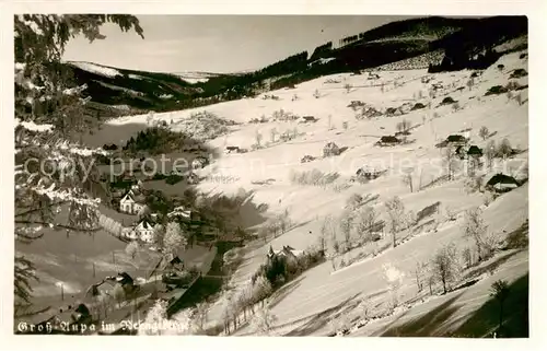 AK / Ansichtskarte  Grossaupa_Gross-Aupa_Velka_Upa_CZ Winterpanorama im Riesengebirge 