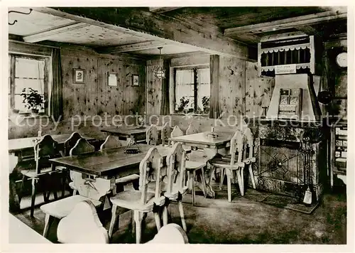 AK / Ansichtskarte Weisshorn Kulm_2653m_Arosa Berghuette Arvenstuebli 