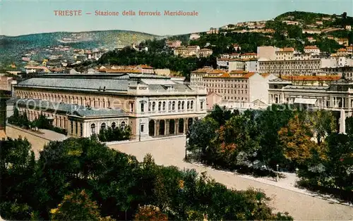 AK / Ansichtskarte  Trieste_Triest_IT Stazione della ferroviz Meridionale 