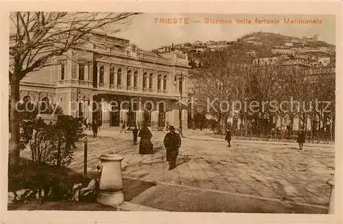 AK / Ansichtskarte 73818912 Trieste_Triest_IT Stazione della ferrovia Meridionale 