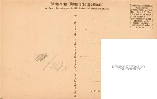 AK / Ansichtskarte 73818935 Alt_Meissen_Elbe Fischerhaeuser Alt_Meissen_Elbe