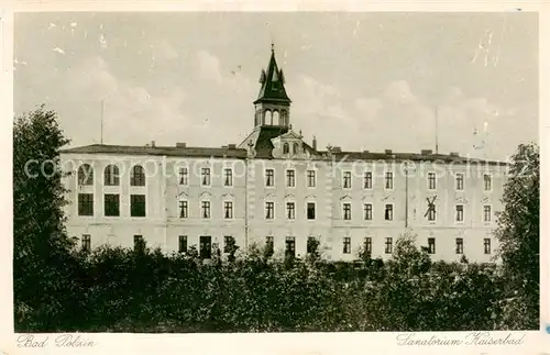 AK / Ansichtskarte  Bad_Polzin_Polczyn-Zdroj_PL Sanatorium Kaiserbad 