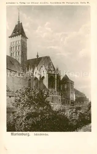 AK / Ansichtskarte 73819003 Marienburg__Westpreussen_Malbork_PL Schlosskirche 