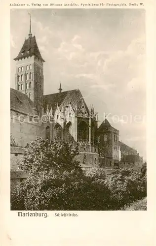 AK / Ansichtskarte  Marienburg__Westpreussen_Malbork_PL Schlosskirche 