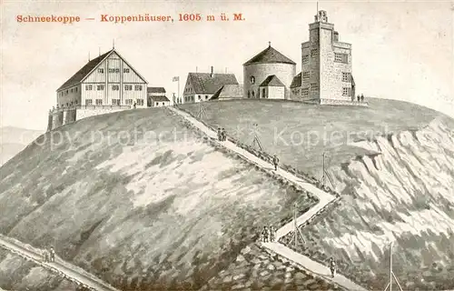 AK / Ansichtskarte  Schneekoppe_Snezka_CZ Koppenhaeuser 