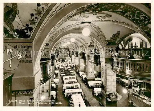 AK / Ansichtskarte Bern_BE Grosser Kornhauskeller Militaerpost Bern_BE