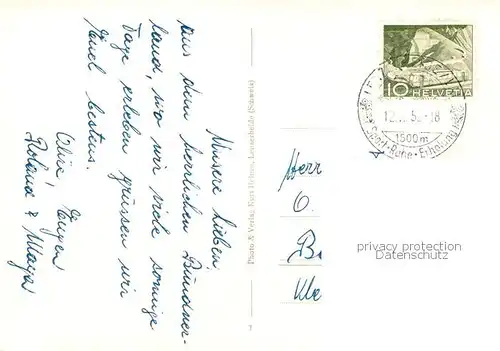 AK / Ansichtskarte Lenzerheide_GR Lenzerheidsee mit Piz Forbisch dArblasch und Piz Toise Lenzerheide GR