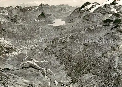AK / Ansichtskarte Bernina_Suot mit Berninapass und Puschlaver Berge Bernina Suot