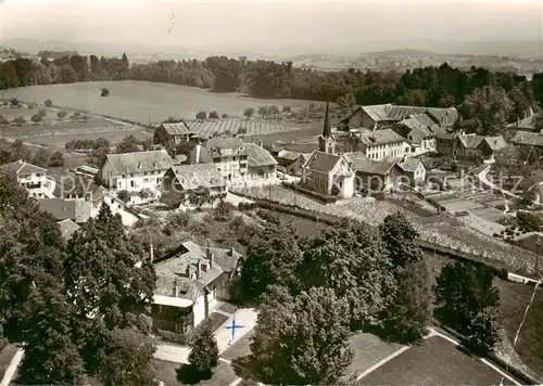 AK / Ansichtskarte Echichens_VD Vue aerienne 