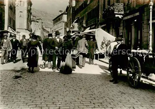AK / Ansichtskarte Sion__Sitten_Seduno_VS Marche au Grand Pont 