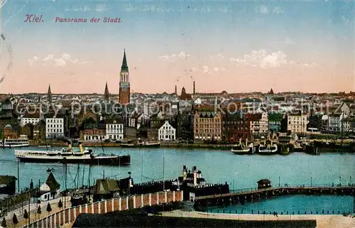 AK / Ansichtskarte 73819120 Kiel Panorama der Stadt Kiel
