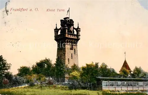 AK / Ansichtskarte  Frankfurt_Oder Kleist Turm Frankfurt Oder