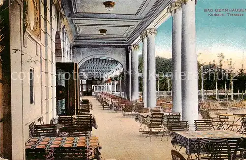 AK / Ansichtskarte  Bad_Oeynhausen Kurhaus Terrasse Bad_Oeynhausen