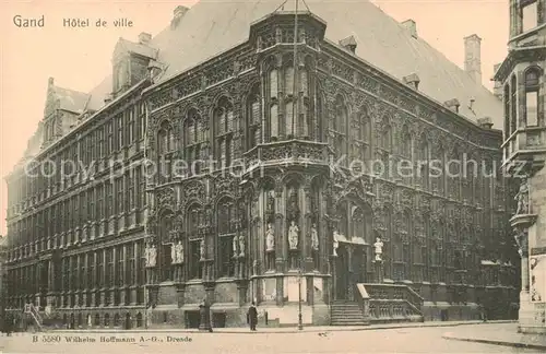 AK / Ansichtskarte 73819152 Gand_Belgien Hotel de Ville Gand Belgien