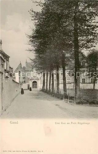 AK / Ansichtskarte  Gand_Belgien Une Rue au Petit Beguinage Gand Belgien