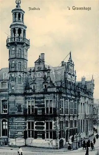 AK / Ansichtskarte 73819167 S-Gravenhage_Den_Haag_NL Stadhuis 