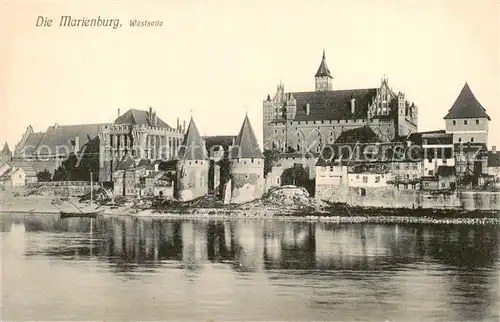 AK / Ansichtskarte 73819179 Marienburg__Westpreussen_Malbork_PL Die Marienburg 