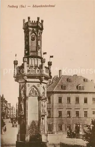 AK / Ansichtskarte  Freiberg__Sachsen Schwedendenkmal 