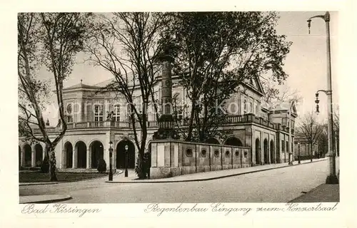 AK / Ansichtskarte 73819189 Bad_Kissingen Regentenbau Eingang zum Konzertsaal Bad_Kissingen