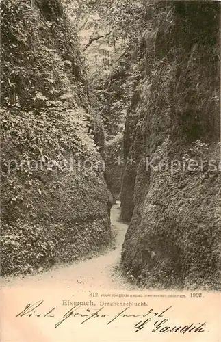 AK / Ansichtskarte  Eisenach Drachenschlucht 