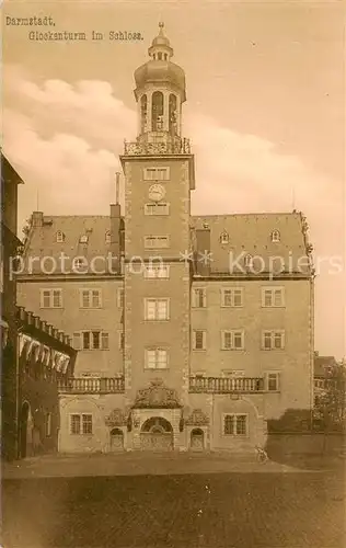AK / Ansichtskarte 73819208 Darmstadt Glockenturm im Schloss Darmstadt