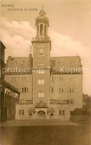 AK / Ansichtskarte  Darmstadt Glockenturm im Schloss Darmstadt