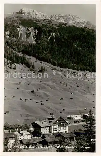 AK / Ansichtskarte  St_Anton_Arlberg_AT Panorama mit Hotel Post 