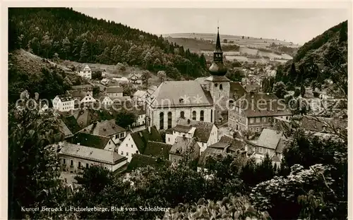 AK / Ansichtskarte  Berneck__Bad Blick vom Schlossberg 