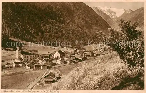 AK / Ansichtskarte 73819238 Neustift_Stubaital_Tirol mit den Gletschern Neustift_Stubaital_Tirol