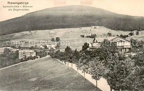 AK / Ansichtskarte  Spindelmuehle_Riesengebirge_Spindleruv_Mlyn_CZ mit Ziegenruecken 