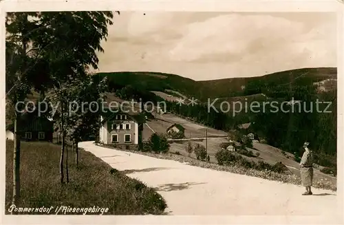 AK / Ansichtskarte 73819264 Pommerndorf_Riesengebirge_PL Panorama 