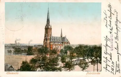 AK / Ansichtskarte 73819303 Chemnitz Petrikirche Chemnitz