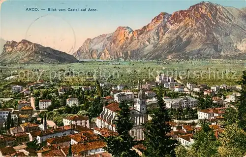 AK / Ansichtskarte  Arco__Trentino_IT Blick vom Castel auf Arco 