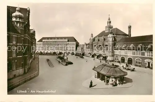 AK / Ansichtskarte  Luebeck Am Hauptbahnhof Luebeck