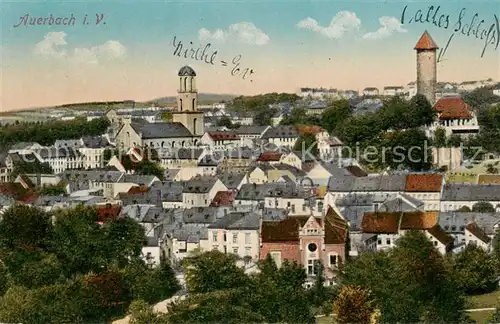 AK / Ansichtskarte 73819327 Auerbach_Erzgebirge Panorama Auerbach Erzgebirge