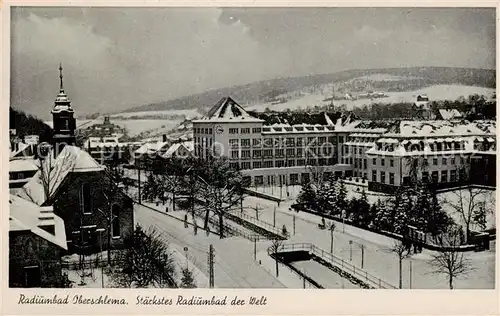 AK / Ansichtskarte  Oberschlema_Erzgebirge Radiumbad Panorama Oberschlema_Erzgebirge