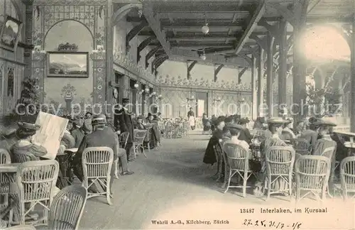 AK / Ansichtskarte Interlaken_BE Im Kursaal Interlaken_BE