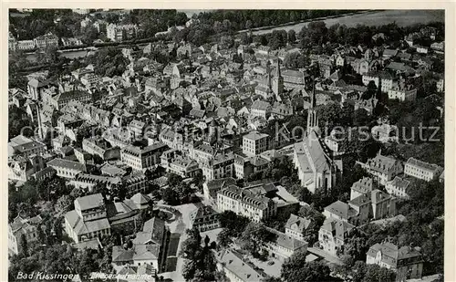 AK / Ansichtskarte  Bad_Kissingen Fliegeraufnahme Bad_Kissingen